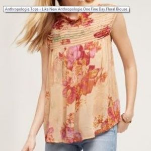 Anthropologie One Fine Day Floral Blouse